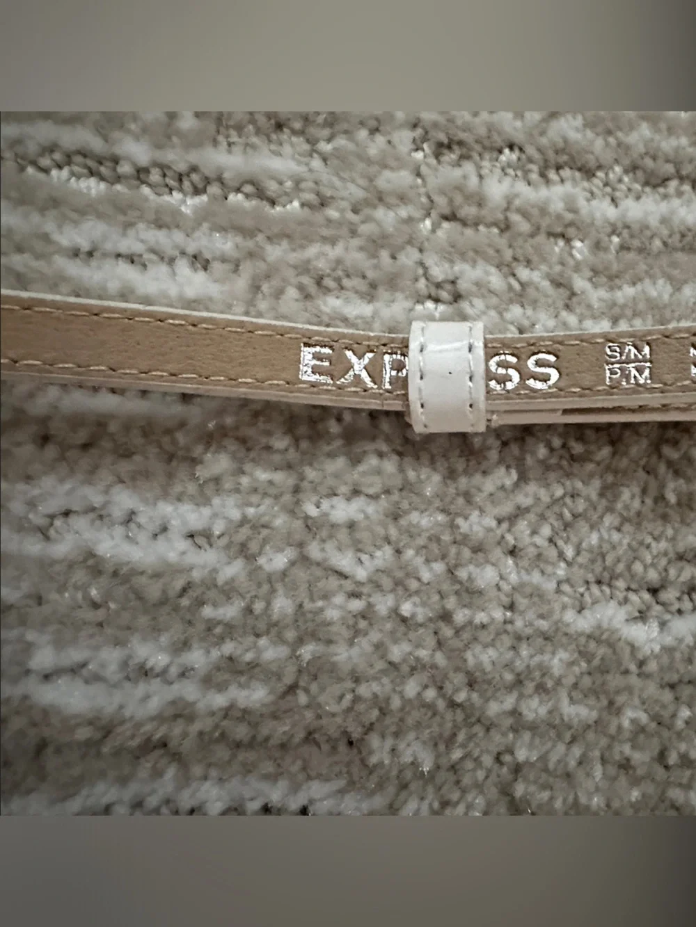 Express Thin adjustable Belt with Silver Magnetic Clasp